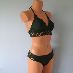 Becca 2 Piece Siren Bay Leaf Bikini Set